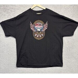 LACONIA NH Motorcycle Week 2016 T-shirt Size 3XL Eagle Black.